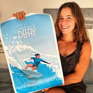 Affiche Surf - Johanne Defay