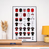 Affiche Stade Toulousain - Maillots Historiques