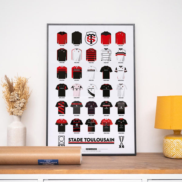 Pack 3 Affiches Stade Toulousain