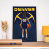 Affiche Basket Denver - Enfant Personnalisé