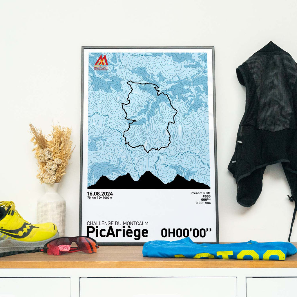 Affiche Running - Challenge du Montcalm - PicAriège