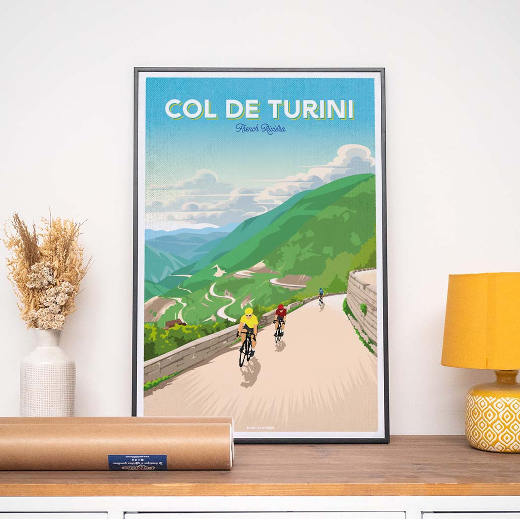 Affiche Cyclisme - Col du Turini