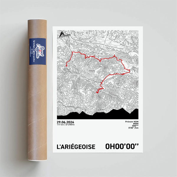 Affiche Cyclisme - L'Ariégeoise