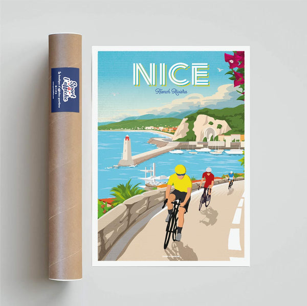 Affiche Cyclisme - Nice French Riviera