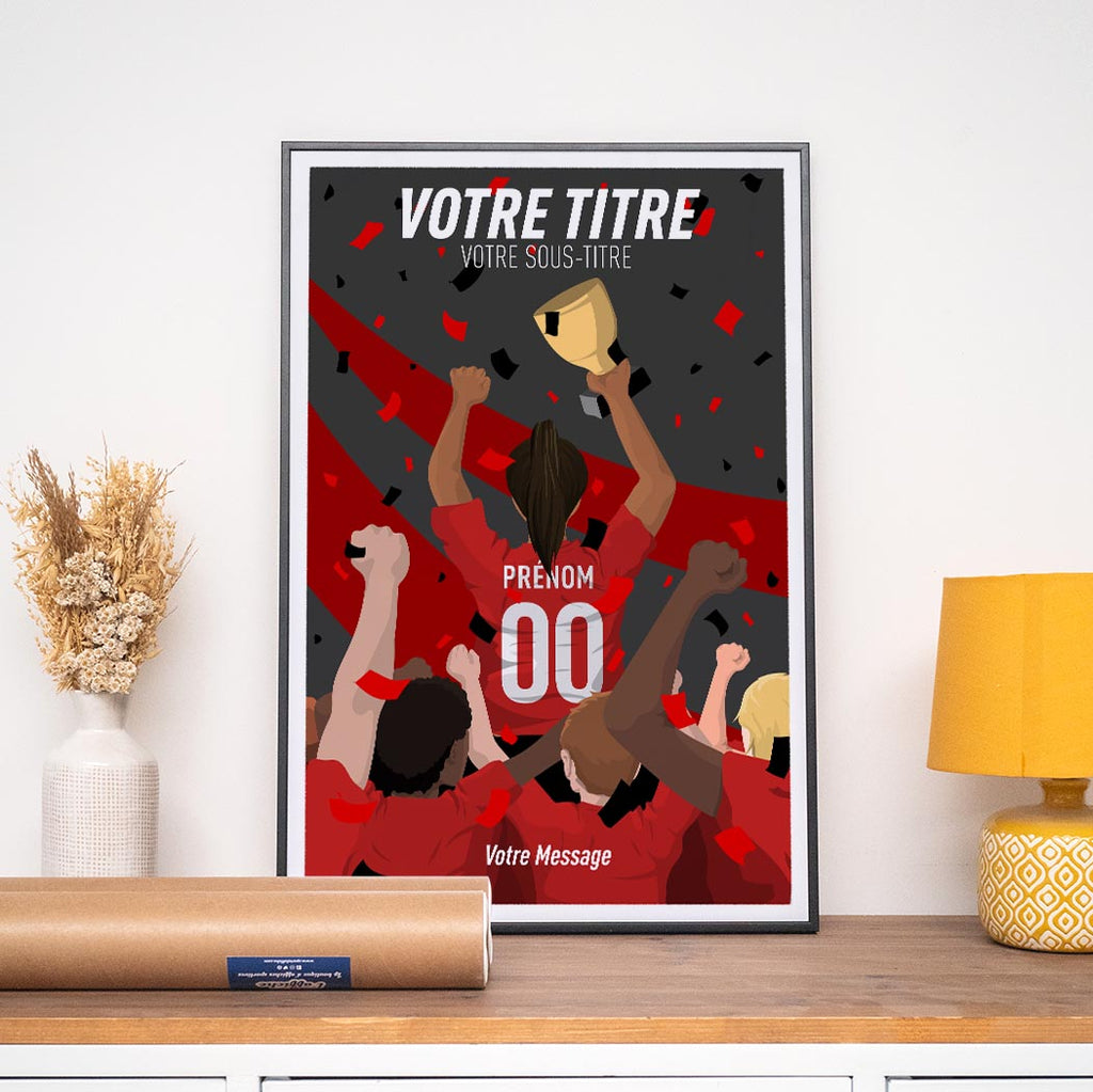 Affiche Personnalisé Célébration Trophée