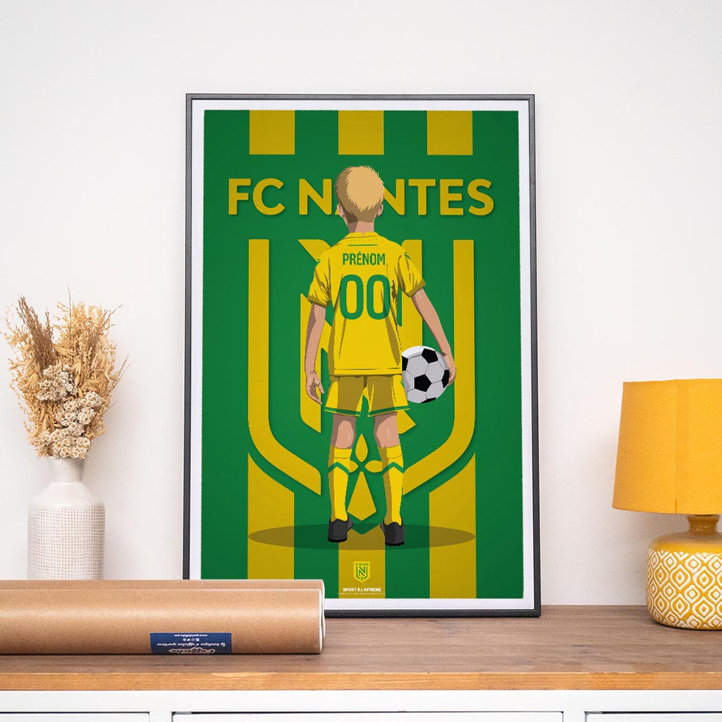 Affiche FC Nantes - Enfant Personnalisé