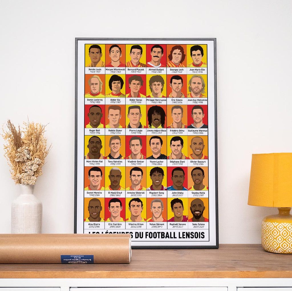 Affiche Foot - Les Légendes du Football Lensois