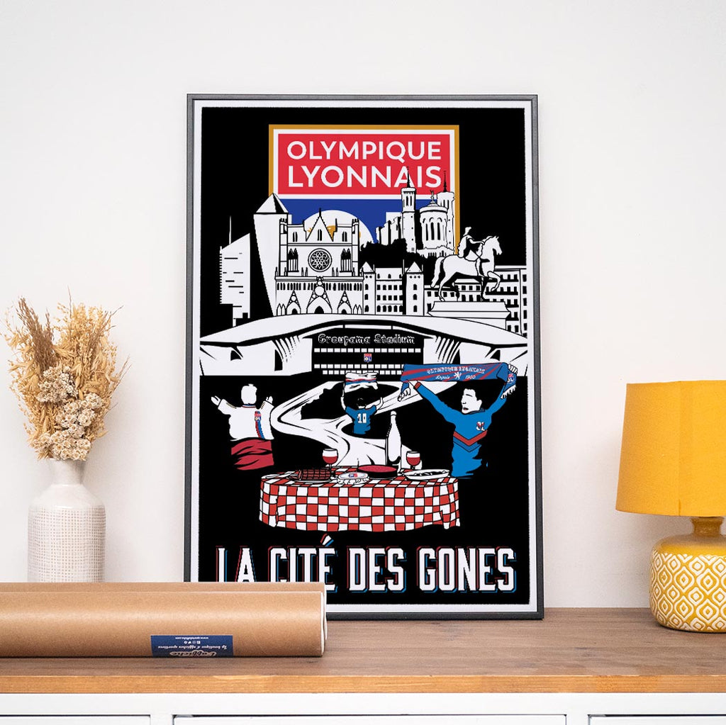 Affiche OL - Cité des Gones