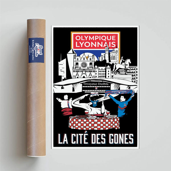 Affiche OL - Cité des Gones