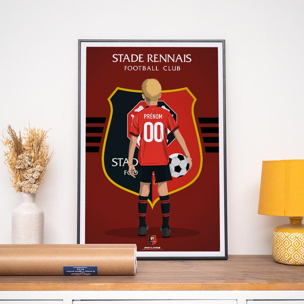 Affiche Stade Rennais F.C. - Enfant Personnalisé