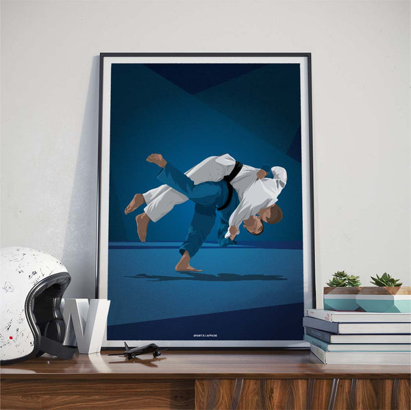 Affiche Judo - Illustration