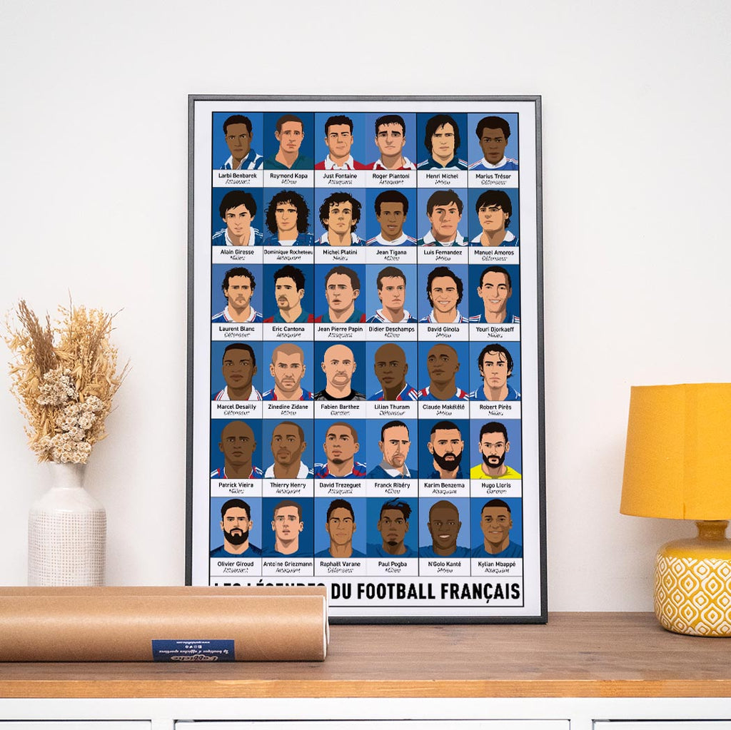 Affiche Foot - Les Légendes du foot français