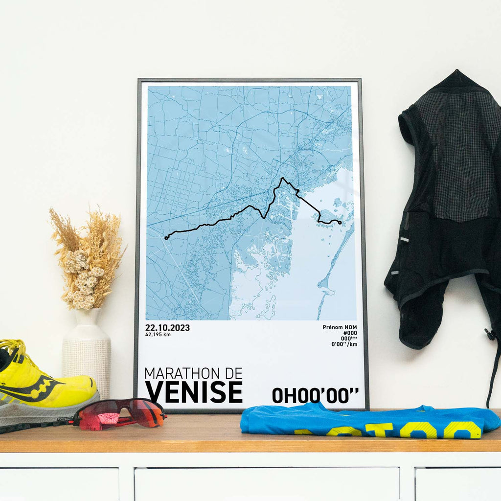 Affiche Running - Marathon de Venise