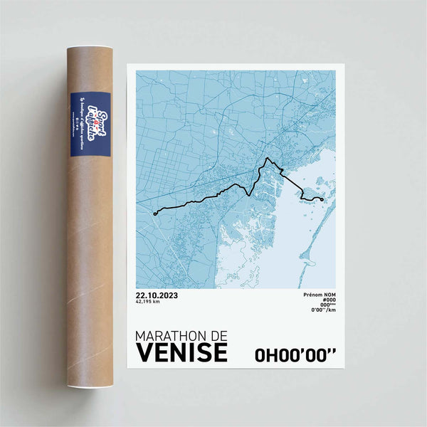 Affiche Running - Marathon de Venise