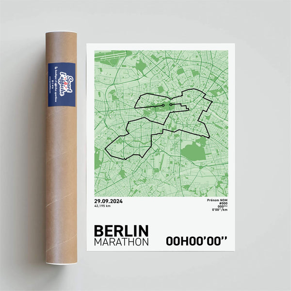 Affiche Running - Marathon de Berlin