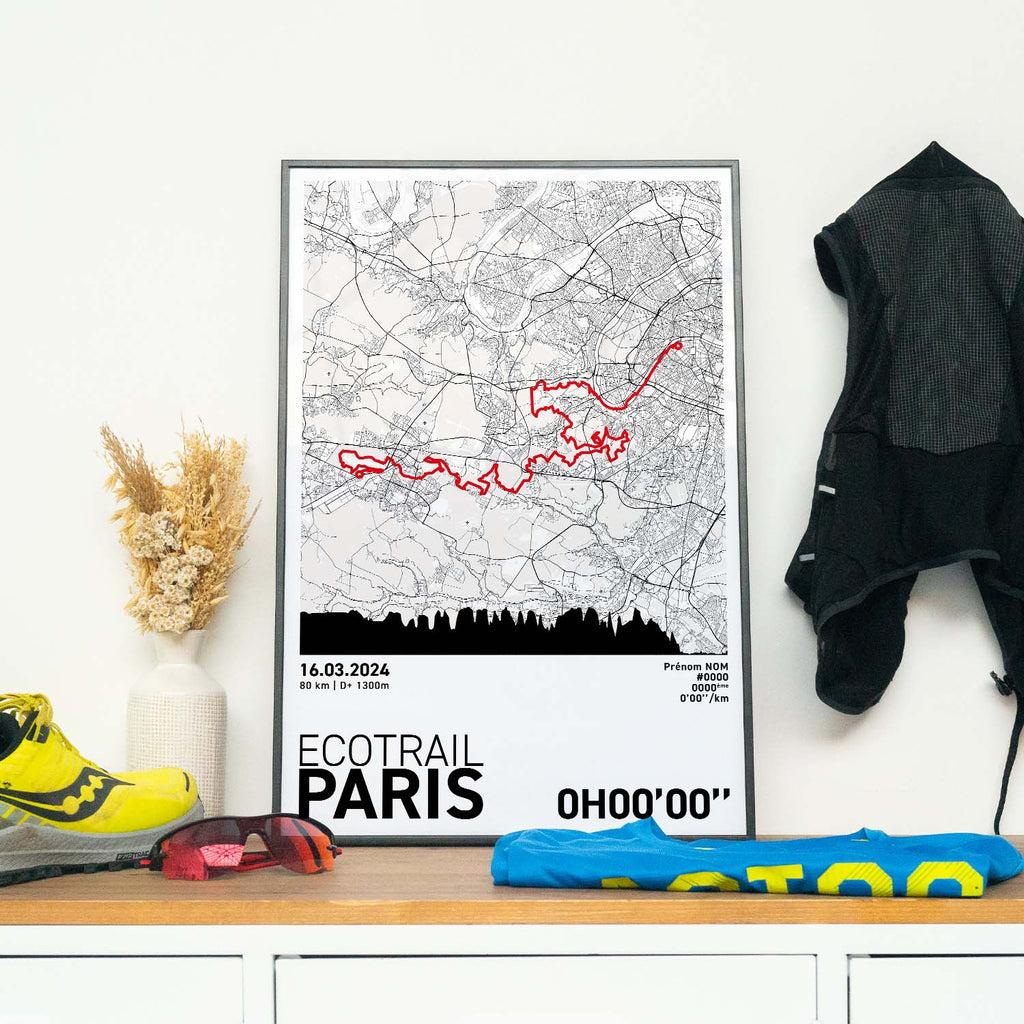 Affiche Running -  EcoTrail Paris 80km