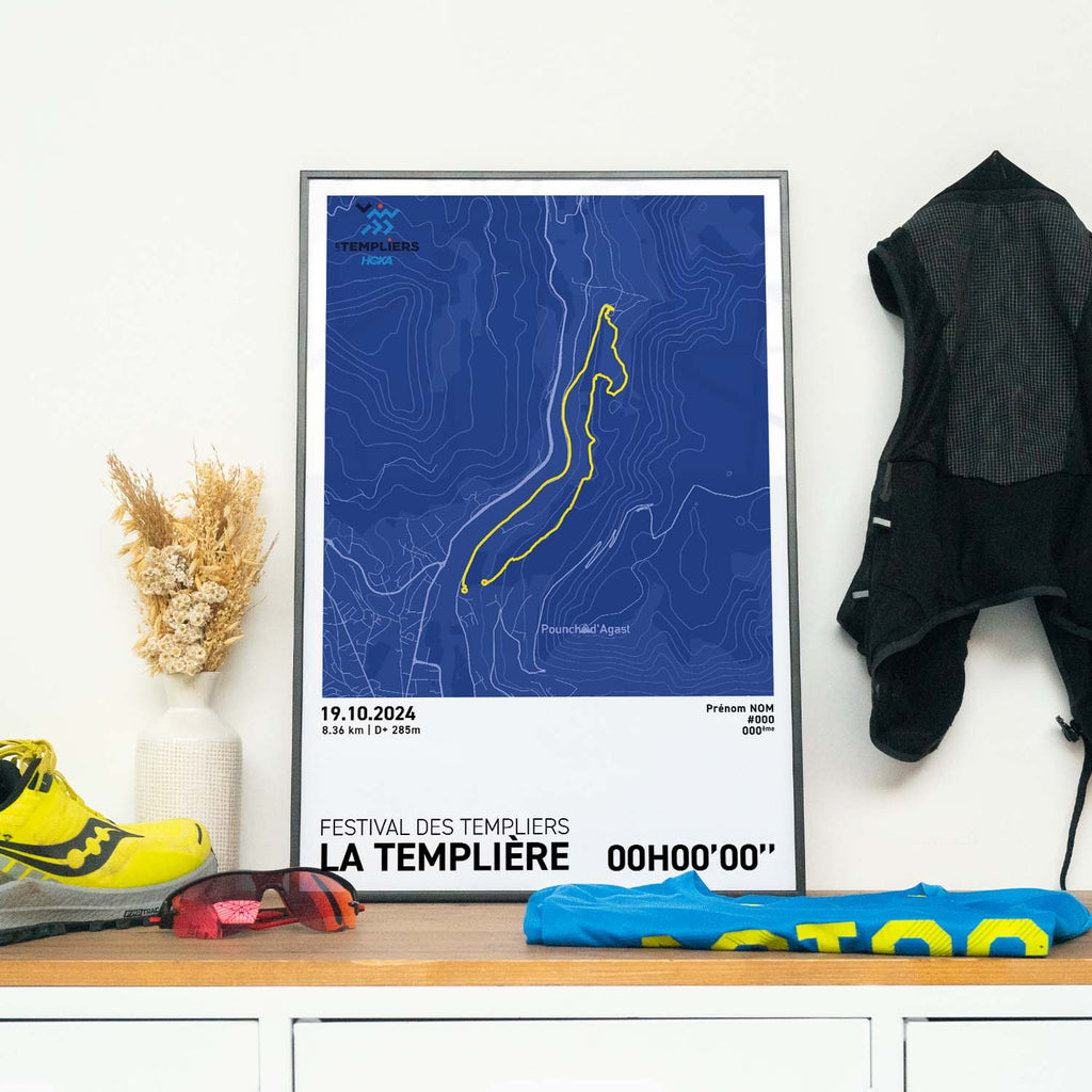 Affiche Running -  Festival des Templiers - La Templière