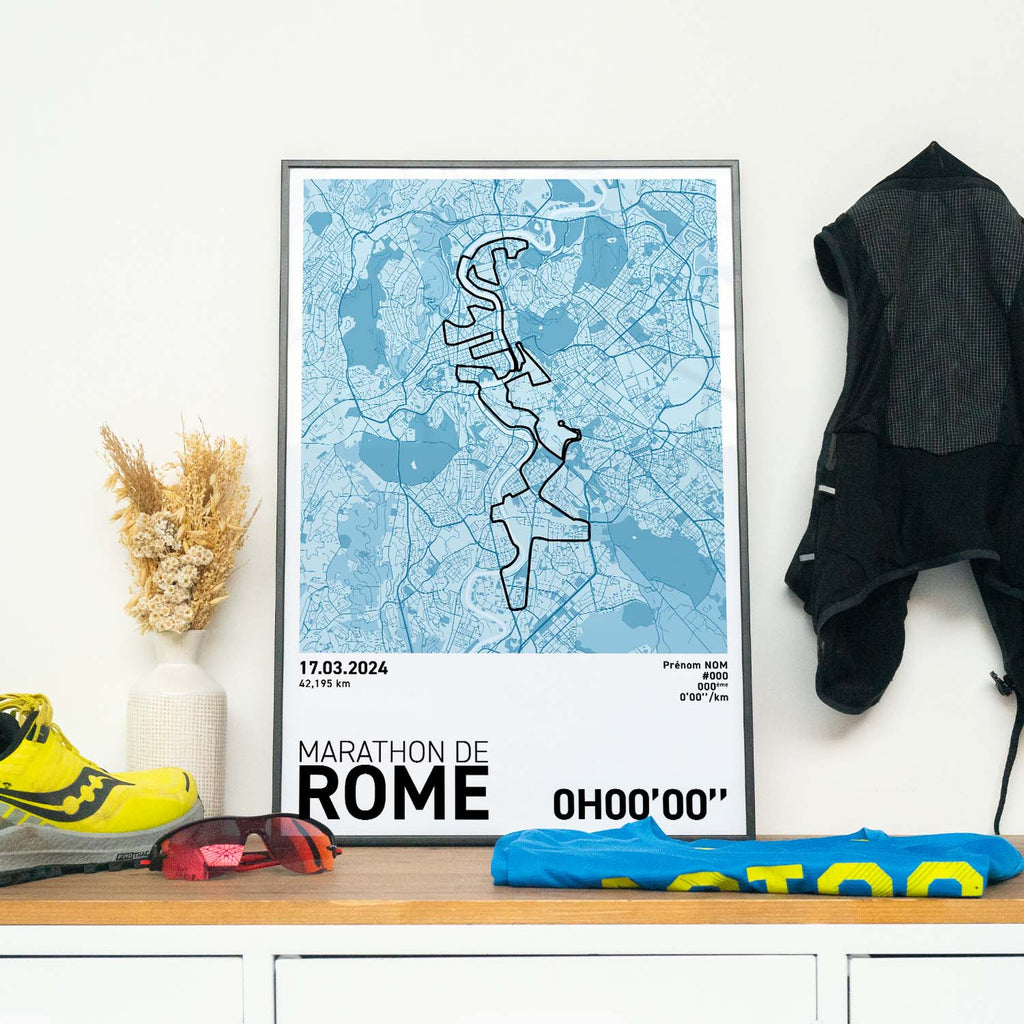 Affiche Running - Marathon de Rome