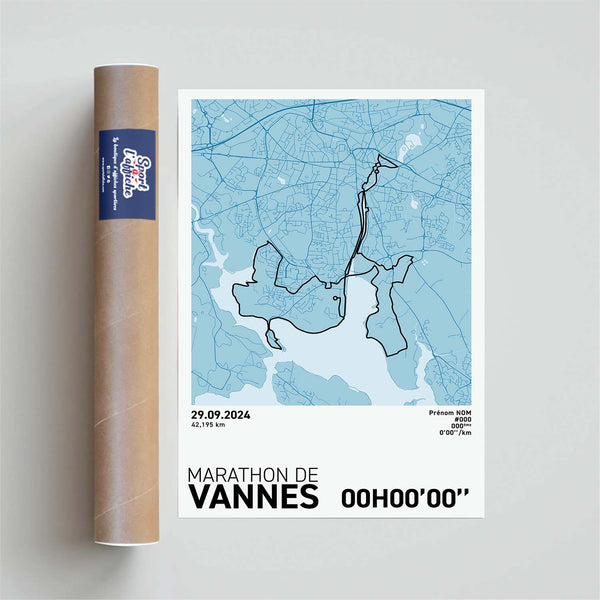 Affiche Running - Marathon de Vannes