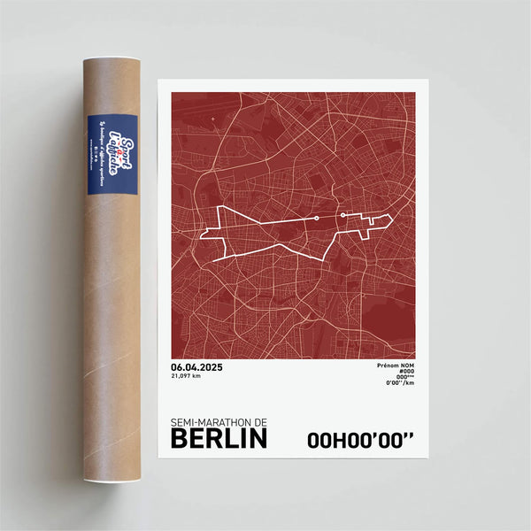 Affiche Running - Semi-Marathon de Berlin