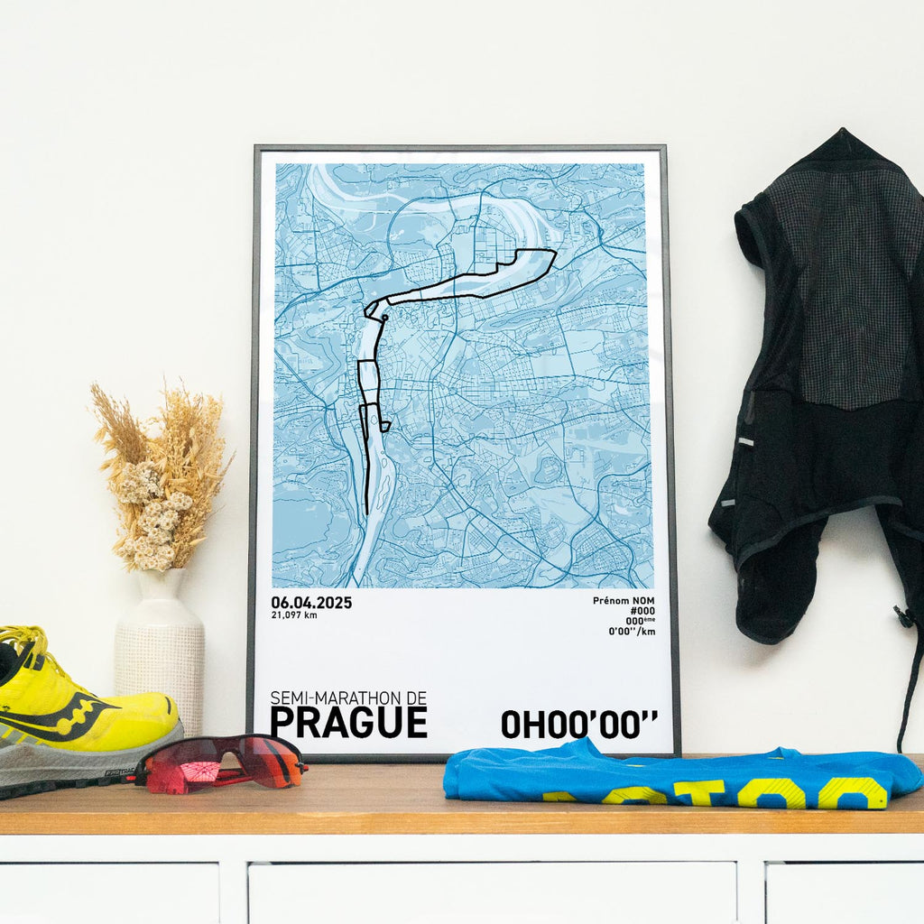 Affiche Running - Semi-Marathon de Prague