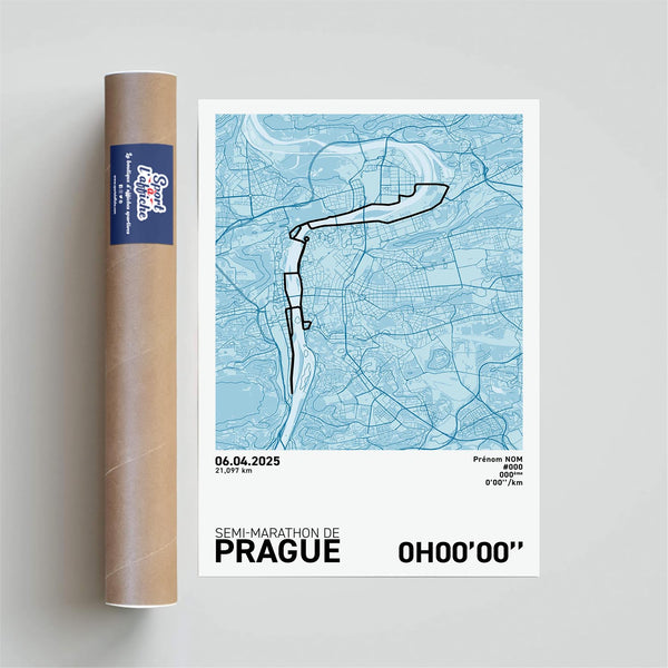 Affiche Running - Semi-Marathon de Prague