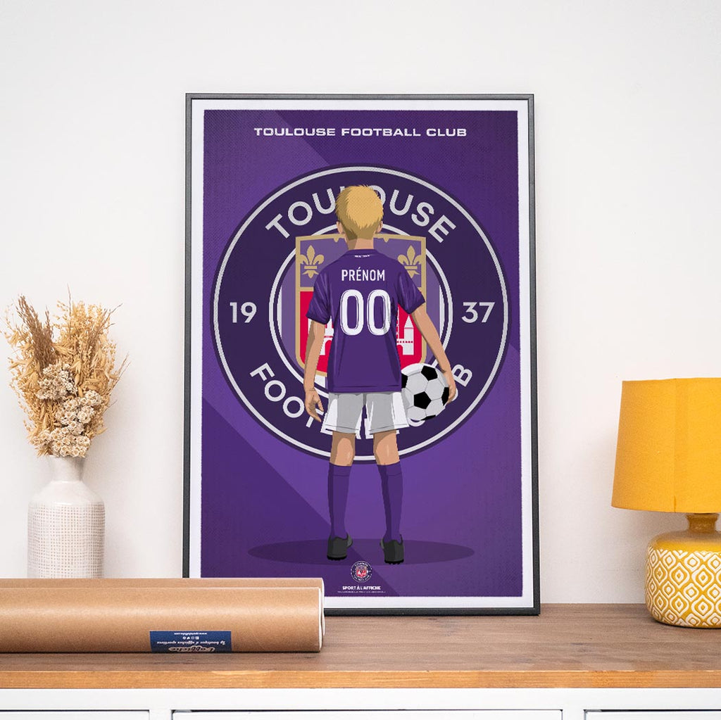 Affiche Toulouse FC - Enfant Personnalisé