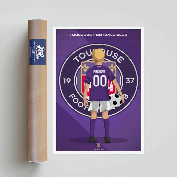 Affiche Toulouse FC - Enfant Personnalisé