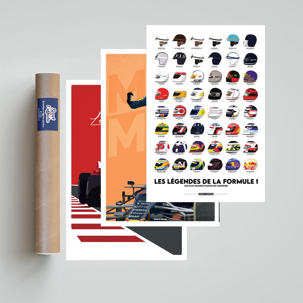 Pack 3 Affiches F1