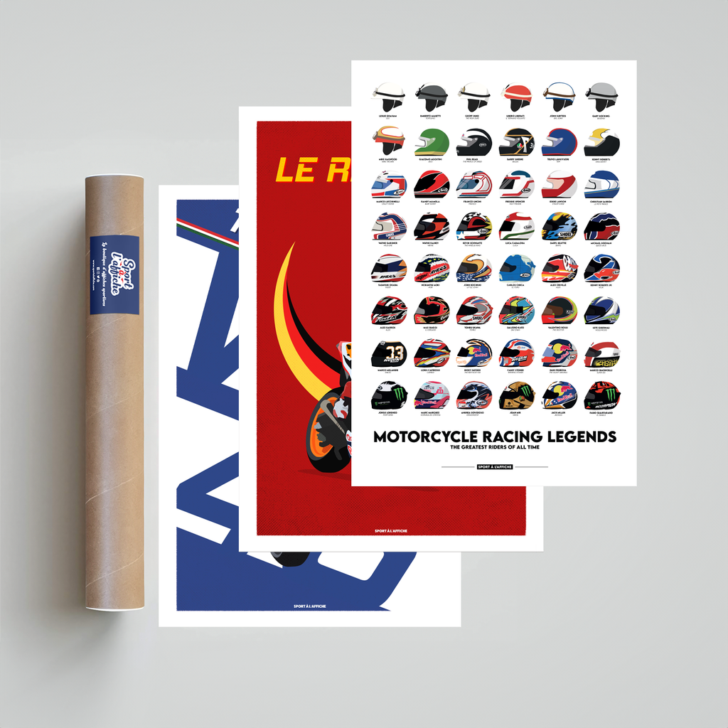 Pack 3 Affiches MotoGP