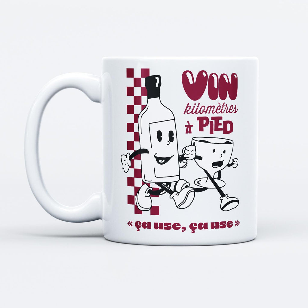 Mug Running - Vin km à pied