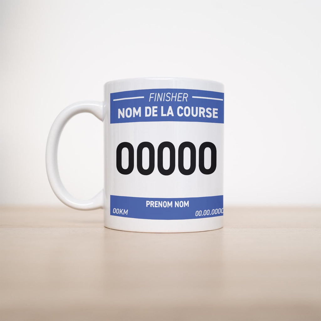 Mug Running Dossard Personnalisé