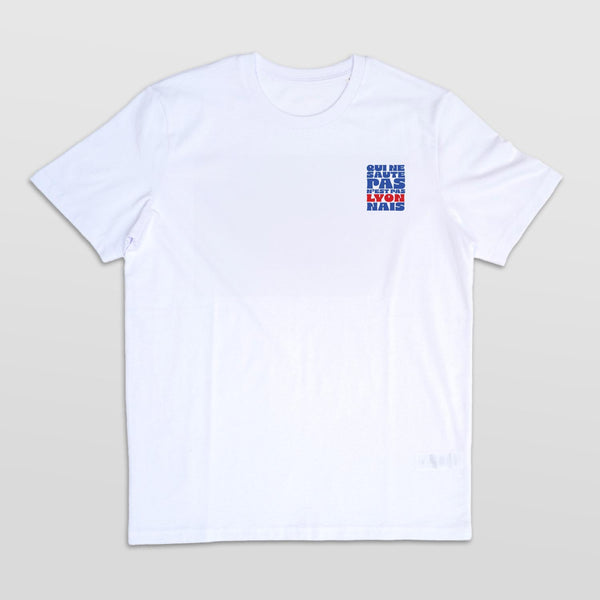 Tshirt Foot - Qui ne saute pas n'est pas lyonnais