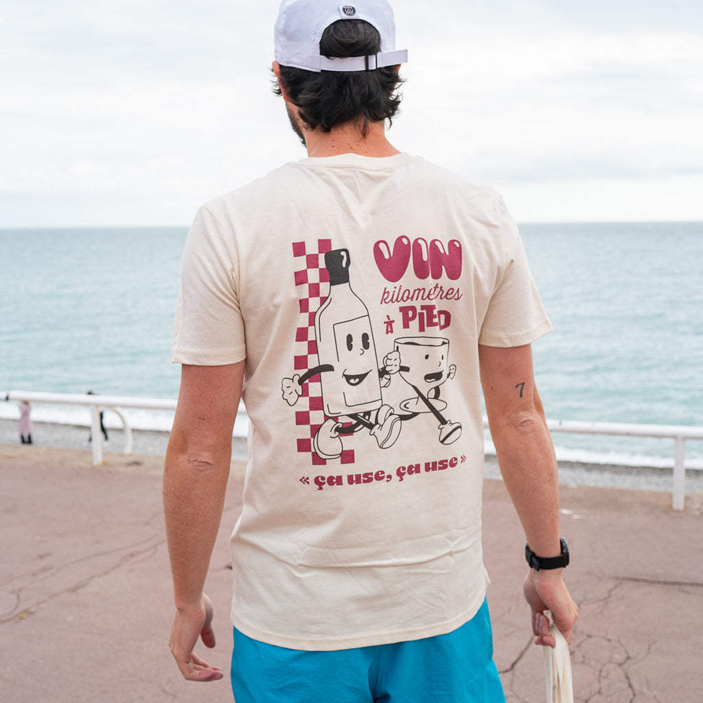 Tshirt Running - Vin km à pied