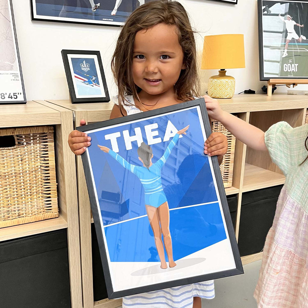 Affiche Gymnastique - Enfant Personnalisé