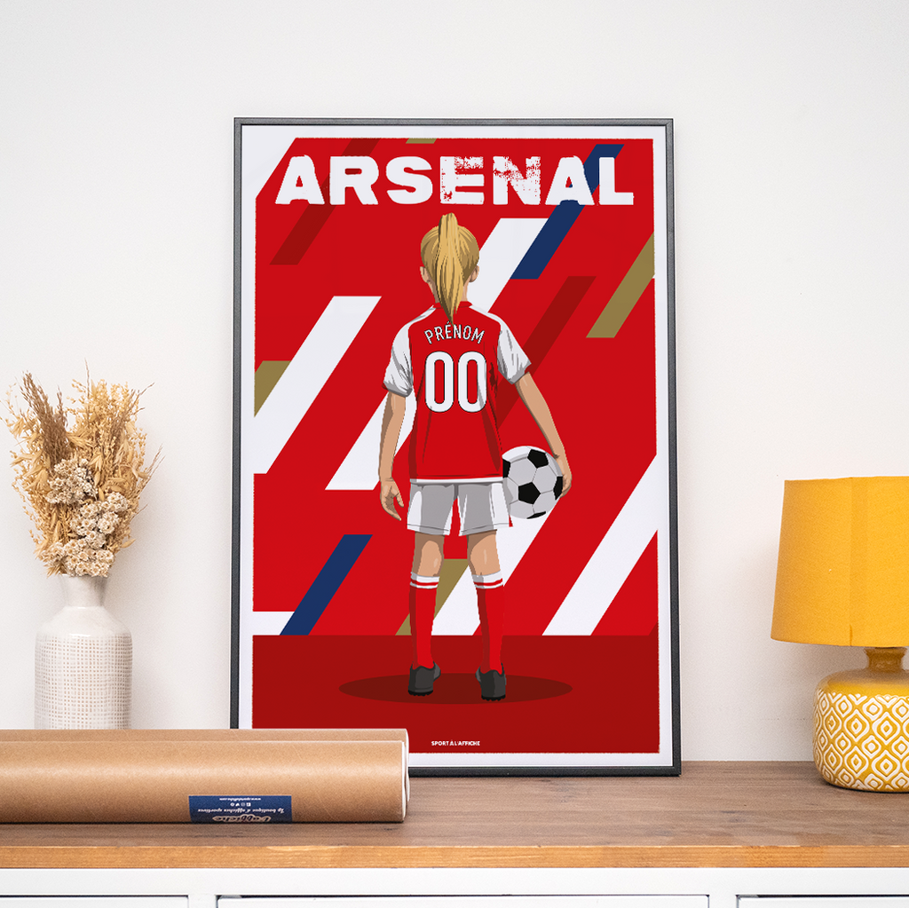 Affiche Foot Arsenal - Enfant Personnalisé