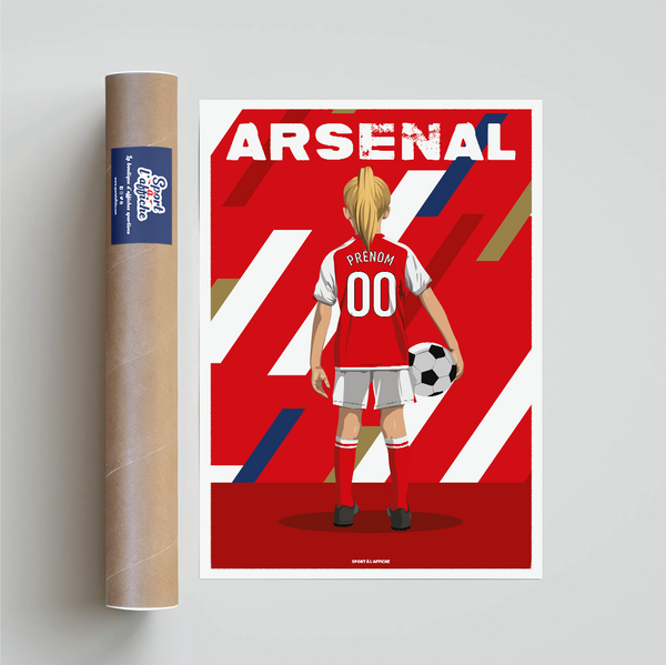 Affiche Foot Arsenal - Enfant Personnalisé