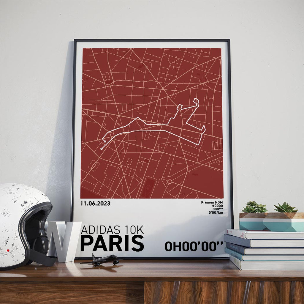 Affiche Running - Adidas 10k de Paris