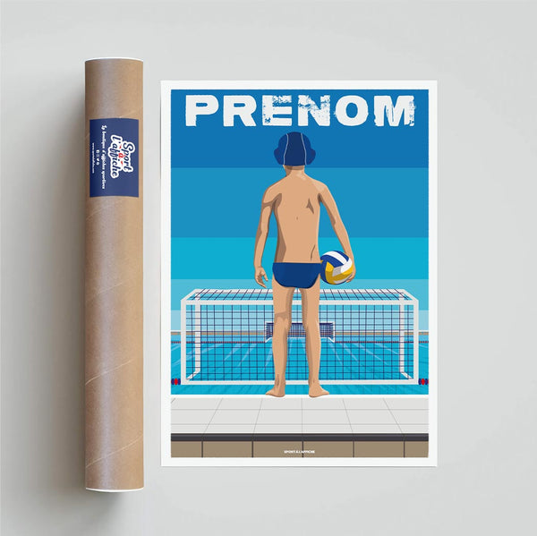 Affiche Water-Polo - Enfant Personnalisé