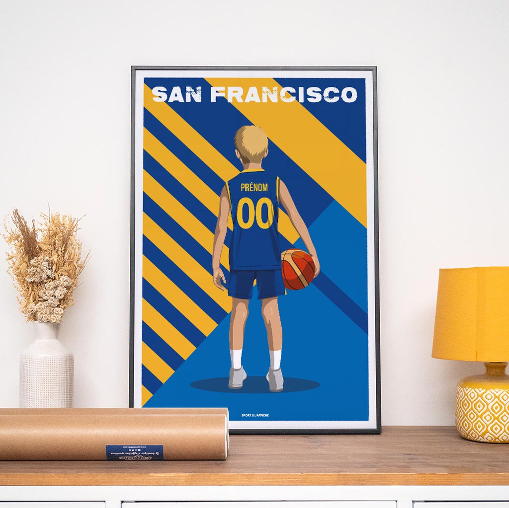 Affiche Basket San Francisco - Enfant Personnalisé