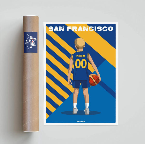 Affiche Basket San Francisco - Enfant Personnalisé