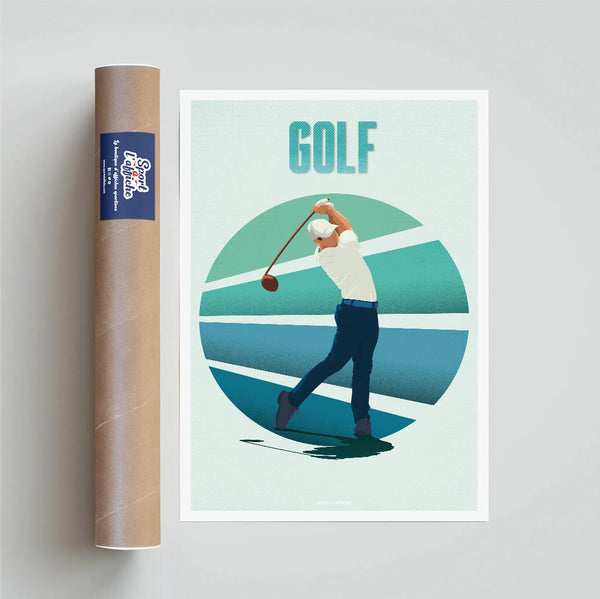 Affiche - Illustration Golf