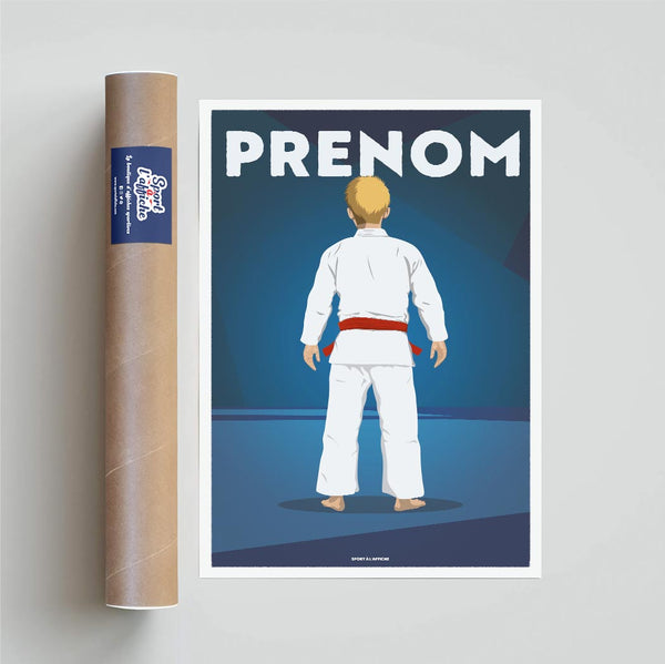 Affiche Judo - Enfant Personnalisé