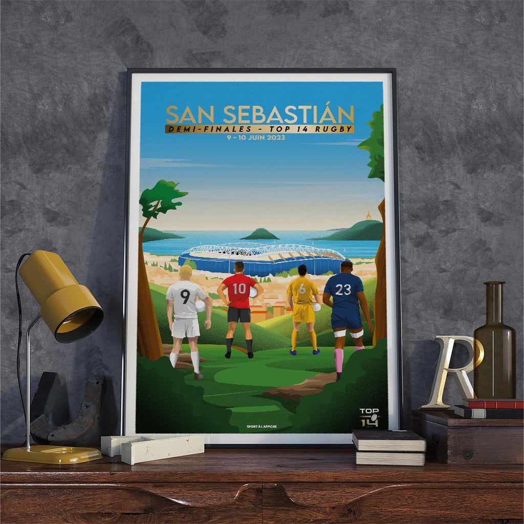 Affiche Top 14 - Demi-Finale San Sebastian