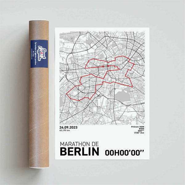 Affiche Running - Marathon de Berlin