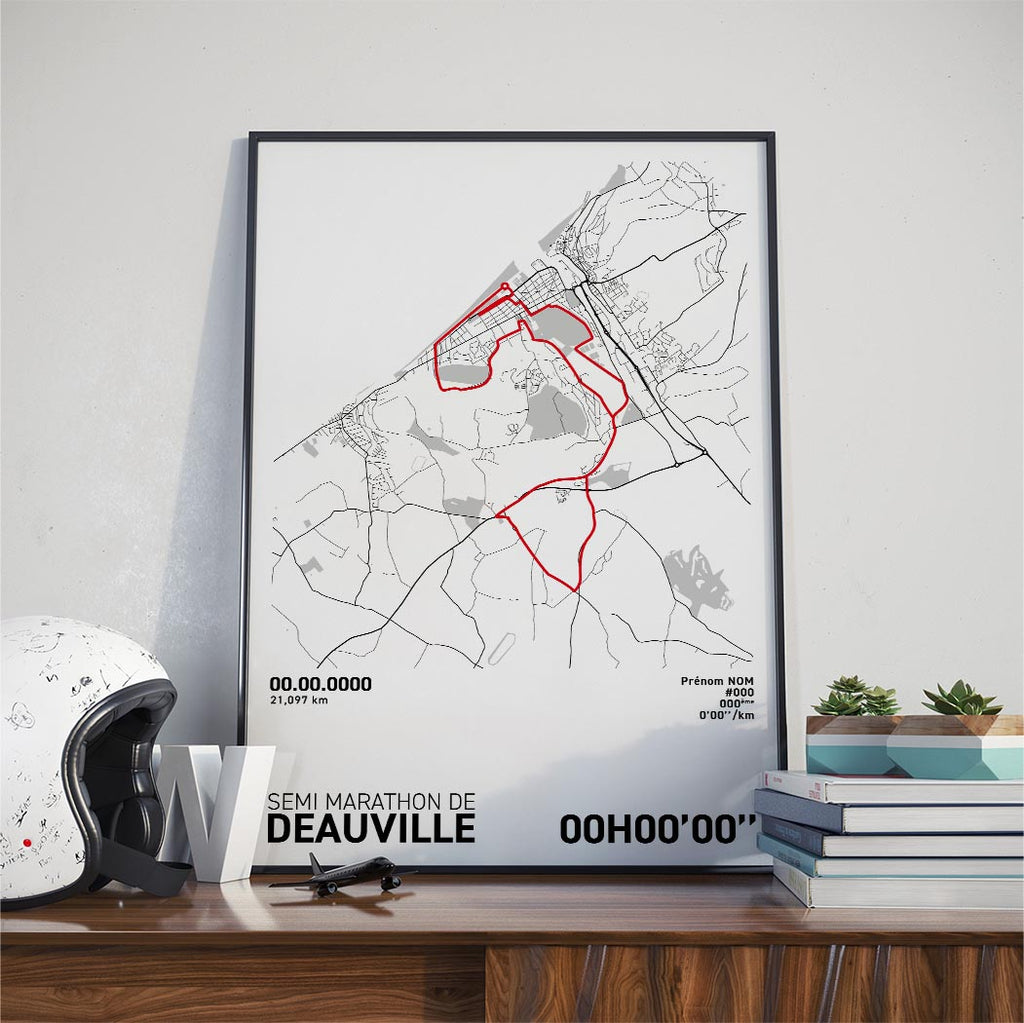 Affiche Running - Semi-Marathon de Deauville