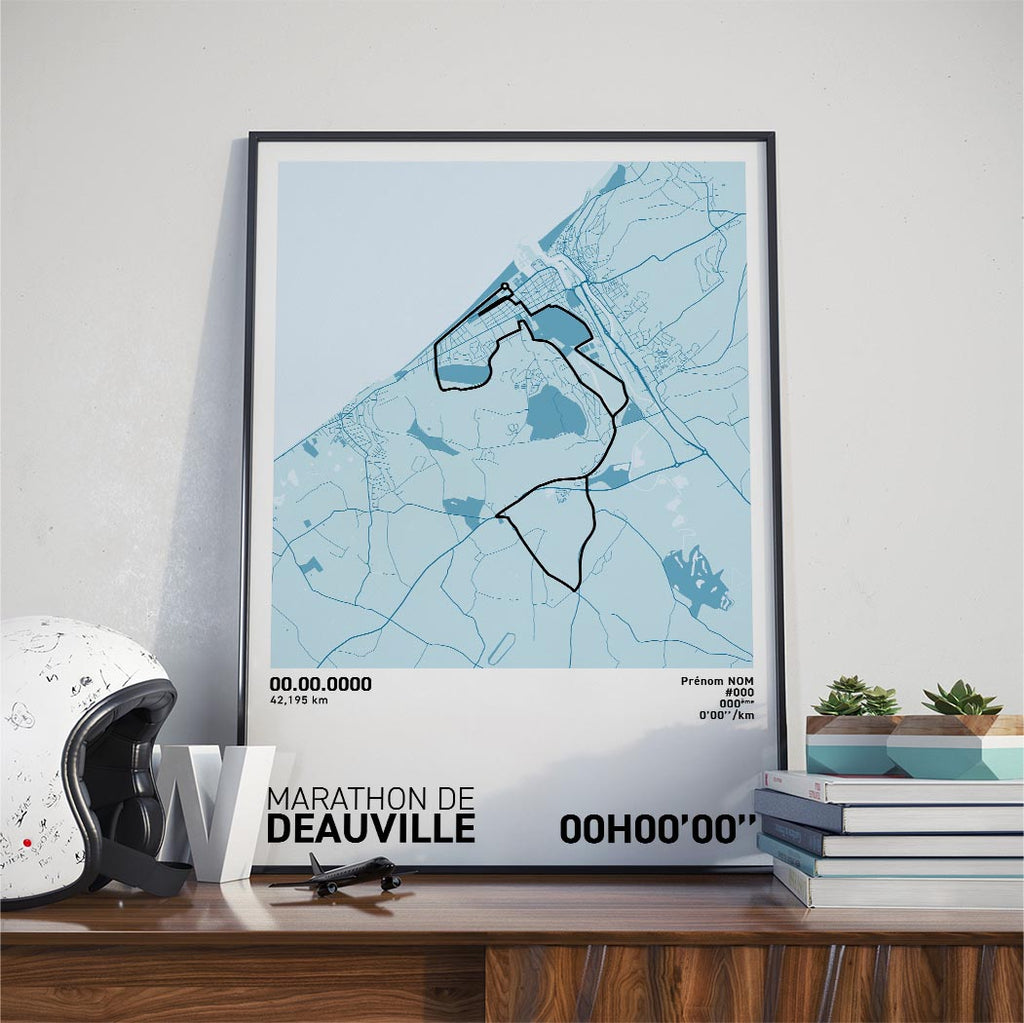 Affiche Running - Marathon de Deauville