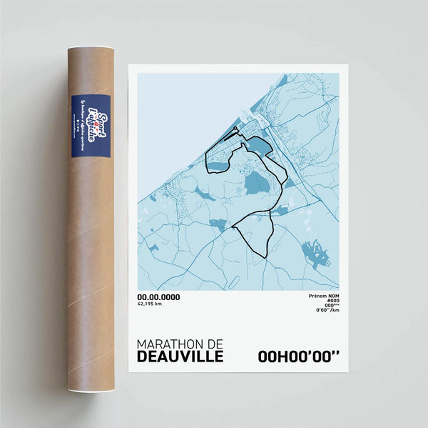 Affiche Running - Marathon de Deauville