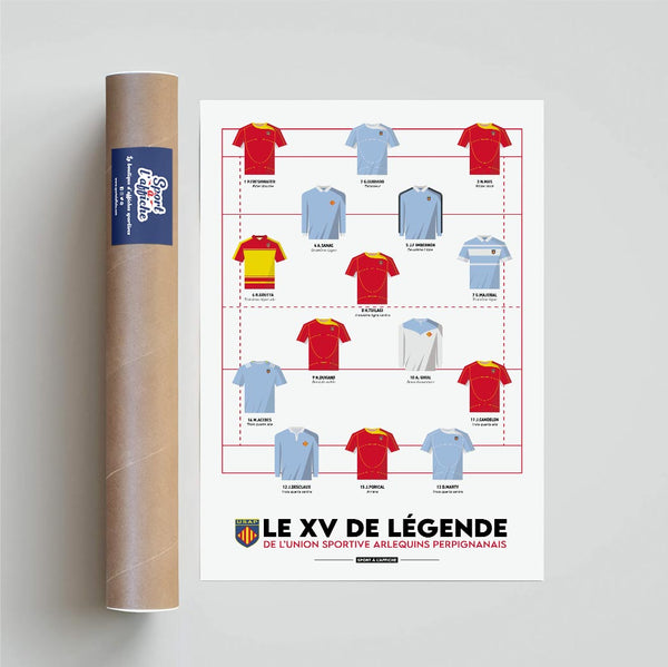 Affiche USAP - Les Légendes de l'USAP