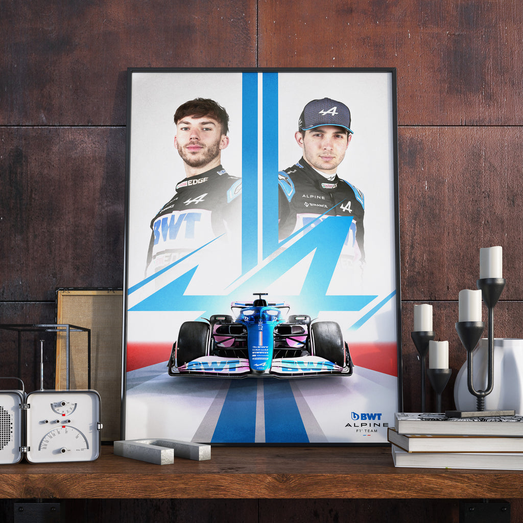 Affiche BWT Alpine F1 Team 2023 - French Touch